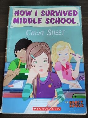 Scholastic How I Survived Middle School Cheat Sheet - Teal, Purple, Pink